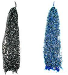 Black Stone and Lapis Beads