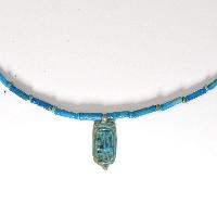A ROYAL FAIENCE NECKLACE