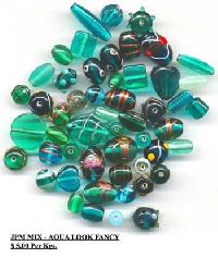 Aqua Fancy Beads