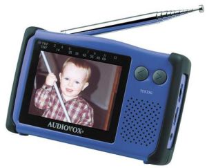 Audiovox Tft3500 3.5  Handheld TV With Adapter