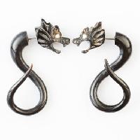 designer horn earring