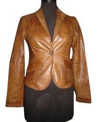 Ladies Leather Blazer