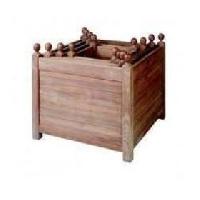 Teak wood Pellet Box