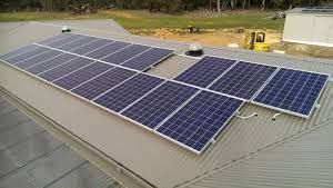 On grid solar power plant 9KW