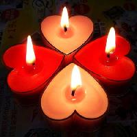 Heart Shaped Votive Candles