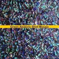 Green Abalone Mosaic Stones