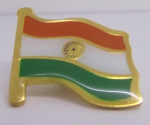Indian Flag Badge