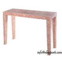 Mop Inlay Console Table