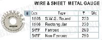 Kristeel Wire & Sheet Metal Gauge