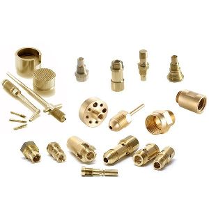brass turned component