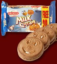 milk cream biscuits