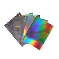 metallized holographic paper