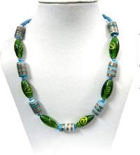 Glass Beads Necklace Nl 2224