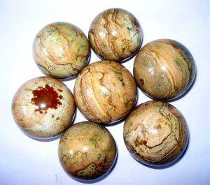 Jasper Stone Spheres