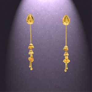 Gold Rajkot Earrings
