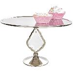 Cake Stand- (server Cast Aluminum Polished)