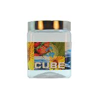 Cube jar steel cap 1000ml