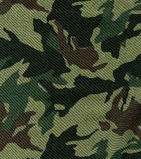 camouflage printed fabrics