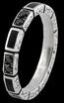 Black Enamel Diamond Band