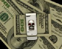Skull Money Clip