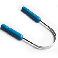 stainless steel handle tongue cleaners
