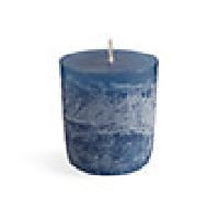RUSTIC 1.5" VOTIVE IN ENGLISH BLUE (SET OF 12)
