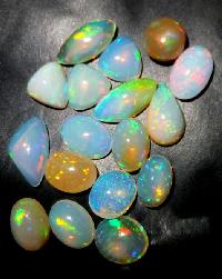 Cabochon Ethiopian Fire Opal Gemstones