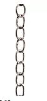 Standard decorative metal chandelier chain