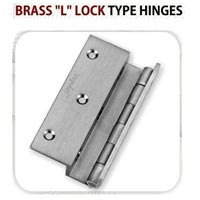 Brass L Lock Type Hinges