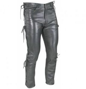 Jean Leather Laces Pant
