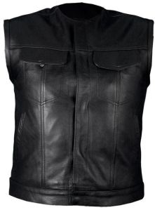 Men Leather vests-0040