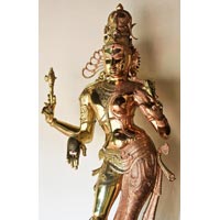 Brass Ardhanarishvara Sculpture