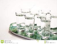 glass water tray