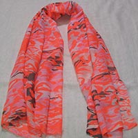 Fashionable Printed Neon Scarves