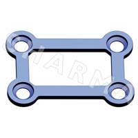 3 Dimensional Boneplate Rectangular Segments