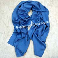 Wool Merino Melange solid color with stripes scarves