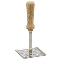 Square Wooden Handle Kitchen Masher