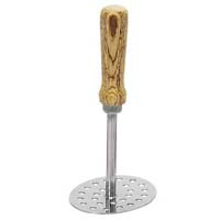 Oval Wooden Handle Kitchen Masher