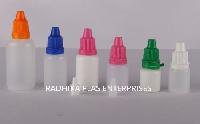 PLASTIC Round White Natural & Customized Color Option Available RADHIKA pharmaceutical eye dropper bottles