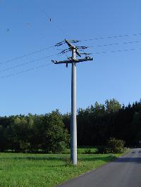 transmission poles