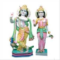 Marble Radha Krishna Statues