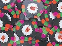 Dollar Poker Chips Foiled Dark Mint Chocolates