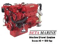 BETA MARINE Diesel Engine from 10HP - 150HP
