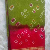 Bandhani Cotton Satin Dress Material