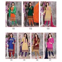 Panadadi-23 Stylish Designner cotton with embroidery Dress