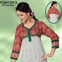 Cotton Base Kurtis