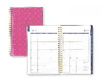 DABNEY LEE SWISS DOT PINK MONTHLY PLANNER