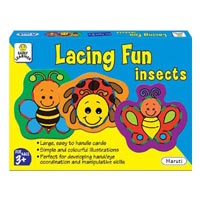 Lacing Fun Insects Puzzles