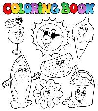 children coloring book