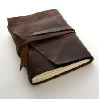 handmade leather journal